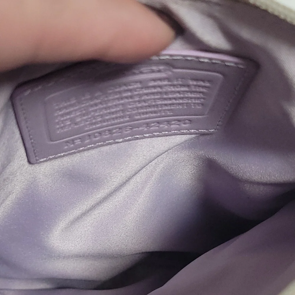 Coach Beige and Tan Crossbody Bag - Picture 4 of 7